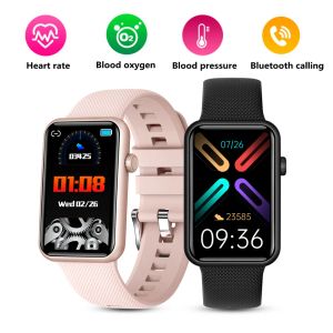 Armband ht5 smart klocka 1,57 tum full pekskärm bluetooth samtal smart armband hjärtfrekvens blod syre övervaka kvinnor sportspårare