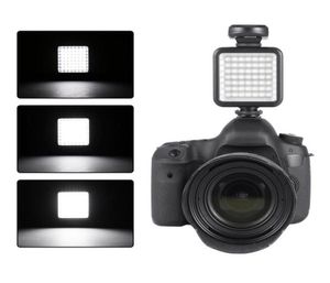 WANSEN 49PCS LED 55W 800LM 6000K Mini przenośna lampka wideo Lampa Lampa Poszyka Poszyka PO dla Canon Nikon Sony Camera DV Camcor8490043