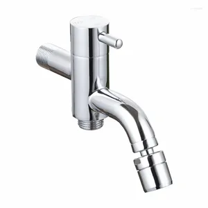 Banyo Lavabo muslukları G1/2''one içinde iki musluk çift su çıkış paspas havuzu pirinç açık bahçe hızlı bide aksesuarları