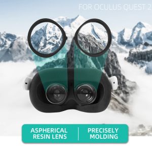 Glasses For Oculus Quest 2 Myopia Lenses 1 Pair Nearsighted Corrective Aspherical Resin Lenses Glasses Hifylux Accessories Kit