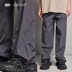 UNF 2023 Wiosna/lato Nowy produkt Czyste Fit Pants Lose Unisex Casual Para Spodnie Worka robocza dla mężczyzn i kobiet