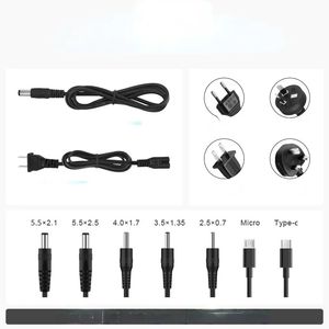 3-12V5A Ajuste ajustável da fonte de alimentação de alimentação rotativa Fonte de alimentação Adaptador de fonte de alimentação de velocidade ajustável Adaptador para adaptador de exibição digital