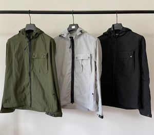 2022 AW Mieszane odzież barwiona gogle kurtka swobodne nylonowe bluzy z kapturem na zewnątrz dresowy płaszcz do joggingu rozmiar MXXL2993603