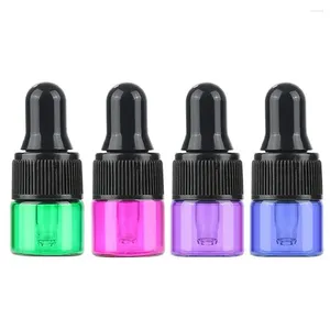 Storage Bottles 10Pcs Empty Glass Essential Oil Bottle Eye Dropper Travel Pipette Dropping 1/2/3ml