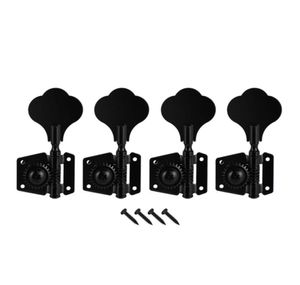 Bass Open Style Tuning Pegs Key Machine Heads Guitar Accessories for Fender JB Replacement Black6850660