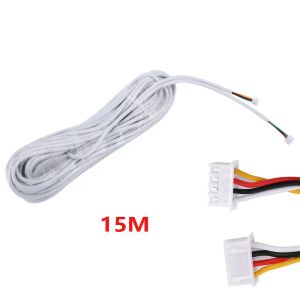 Intercom 15m 2.54*4p 4 Wire Cable for Video Intercom Color Video Door Phone Doorbell Wired Intercom Cable