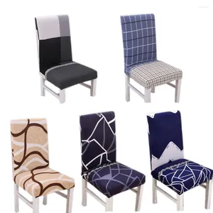 Stol täcker el bankett hem bröllop täcker universella tryckstolar slipcovers dammtät skyddsblommor spandex sätesfodral