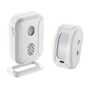 Campainha sem fio Welless Welcome sogle home Alarm Wireless Infravery Doorbell Pir Motion Sensor Detector Alarme Visitante Convidado Porta de entrada