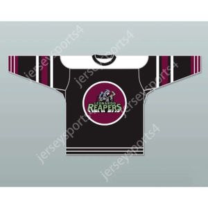 GDSIRカスタムACHMETHA 45 LEONARDO REAPERS STREET HOCKEY JERSEY NEW TOP ED S-M-L-XL-XXL-3XL-4XL-5XL-6XL