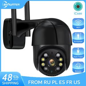 Câmeras 4K 8MP HD PTZ Câmera IP 5MP Câmera de segurança Wi -Fi sem fio 2MP Visão noturna P2P CCTV Video Video Videoveillance 3MP ICSEE CAM