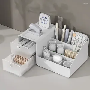 Storage Boxes 3 Layers 1Pc Cosmetic Box Makeup Drawer Organizer Skincare Mult Stationery For Dressing Table Desktop