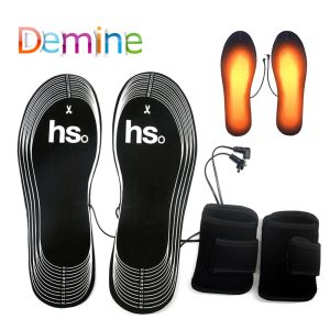 Toyunlar Demine Kış Isıtmalı Tolar Elektrikli Pil Isıtma Sıcak Ayakkabıları Ekler Ücretsiz Kesilmiş Karbon Fiber Ayak Pedleri Termal Isıtıcıları