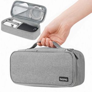 Storage Bags Portable Cable Organizer Bag Travel Electronic Accessories Digital Gadget Case U Disk Charging Bank