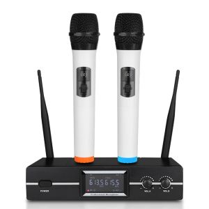 Accessori Professional Audio Dynamic Recording a 2 canali Microfono wireless portatile per Studio karaoke in streaming KTV dal vivo