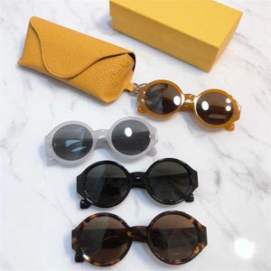 2024 Top Designers Luxury Designer Sunglasses Новые LW Luo Yijia Round Frame Street Shoot Network Red INS