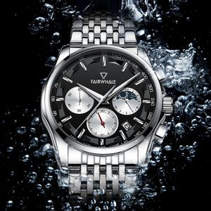 82 Mark Huafei 2021 New Men's Business Fully Automatic Waterproof Quartz Watch Live Broadcast 16