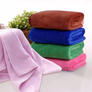 1 st handduk Mikrofiber snabb torkning snabb torr fast färg mjuk ansikte handduk torr huvud hår handduk vuxen handduk 30x30 cm