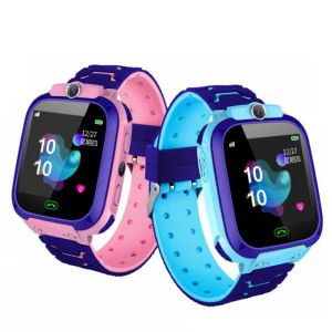 Uhren Kids Smart Watch Phone Q12 mit SIM CARD LBS SOS Camera Tracker Uhren -Telefon für Kinder