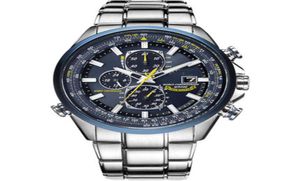 watch Blue Angel fashion steel band quartz men039s012348478910