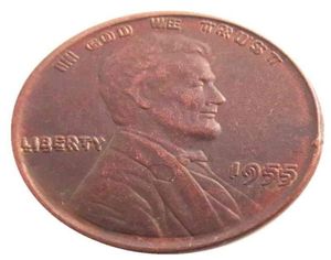 US One Cent 1955 Çift Kalıp Bakır Bakır Paraları Metal Zanaat Ölümleri Üretim Fabrikası 3399606