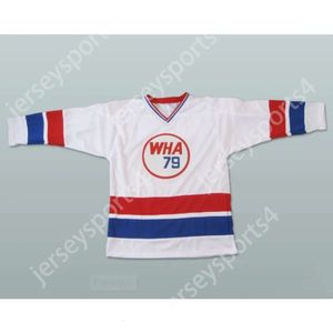 GDSIR Custom Gordie Hockey Jersey WHA 79 NOWOŚĆ ED ED S-L-XL-XXL-3XL-4XL-5XL-6XL