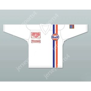 GDIR Custom White 20 Steve Ueen Michael Delaney Le Mans inspiriert Hockey Trikot Neue Top ED S-M-L-XL-XXL-3XL-4XL-5XL-6XL