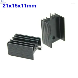 CORSAGGIO COMPUTER CORSE 50 PCS GDSTime 21x15x11mm TO-220 IC Ic Radiatore Radiatore Radiatore Raffreddamento Raffreddamento Alluminio Transistor a triodi di dissipatore di calore 21mm x