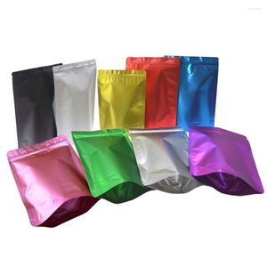 Bolsas de armazenamento 1000pcs lasco de lágrima bolsas de embalagem impermeabilizadas selvagens de alumínio fosco de alumínio mylar alumínio