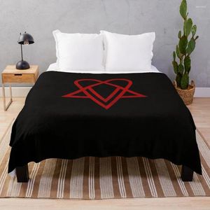 Coperte Heartagram Him Band Logo Simbolo VILLA VALO THING COVESTENT IDEE GIOCHI VERATTO QUILT TRAVE