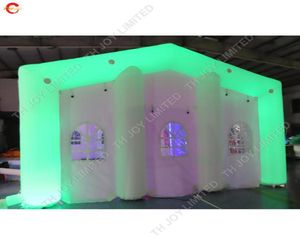 Attività giganti dell'illuminazione a led eventi all'aperto eventi gonfiabili per la tenda per matrimoni in affitto Le tende da prato commerciali sono dotate di soffiatore d'aria e L1136485