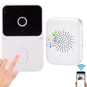 Doorbell Security Camera Doorbell USB Solar Laddning App Remote HD Video Doorbell Battery Powered Ding Dong Doorbell Security Doorbell