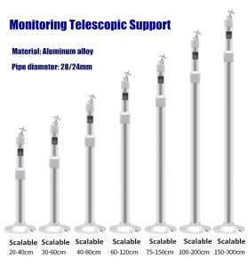 Kläder aluminium sier takmontering 2040 cm 3060 cm 4080 cm 60120 cm expansion justerbar väggmonteringsfäste för projektor CCTV -kamera