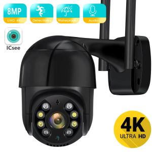 Kameras 8MP 4K Sicherheitsschutz WiFi Camera Smart Home HD 4K IP -Kamera 5MP AI Tracking Security CCTV -Kamera Videoüberwachung ICSEE ICSEE