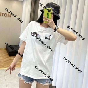 Lanvine Shirt Gal Lavin Mens Designer Koszula Casual Man Women Lanvins TEE Ręcznie malowane atrament Graffiti Letery Lose Short-Sleeved Okoła szyja Lanvis koszulka 46