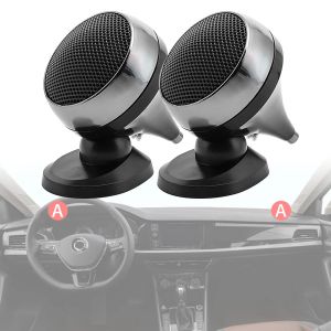 Amplifikatör 2pcs evrensel ipek film araba tweeter araba modifikasyonu için tweeter, hoparlör mini kubbe tweeter hoparlörler yerleşik crossover