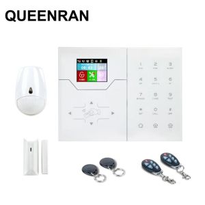 Kits foco havgw wifi alarme gsm Sistema de alarme 433MHz/868MHz para automação de ladrões de ladrões inteligentes anti ladrão com controle de aplicativos