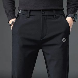 Pants Korea Golf Pants Men's Autumn Winter Highquality Polyamide Fabric Elasticity Golf Sweatpants Casual Golf Clothing Man Trousers