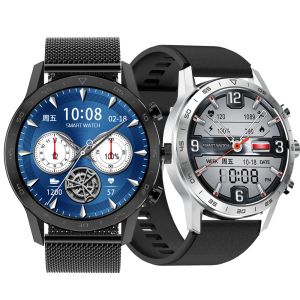 Relógios 454*454 HD Tela de toque completa Chamada de smart relógio Men Carregamento sem fio Botão rotativo ECG Smartwatch Tocar música Long Battery Life