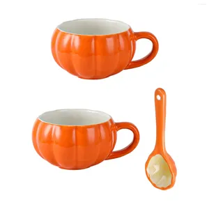 Tassen Suppe Tasse Tasse ohne Deckel 10 Unzen süße kreative Tassen Frauen Männer Keramik Tee für Party Thanksgiving Herbst Haushalt Haus