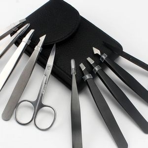 Eyebrows Eyebrows Eyebrow Cut Five-Piece Set Beauty Tools Eyebrow Tweezers Clip 5 Piece Set Pull Hair Clipfor Eyebrow Cut Set