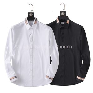 Designer klassische Herren-Hemd-Hemden gestreiftes Geschäft Casual Long Sleeve Elastiz