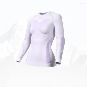 Racing Jackets Fall And Winter Ski Quick Dry Clothes Sport Cycling Women Sweat Thermal Compression Underwear Base Suit