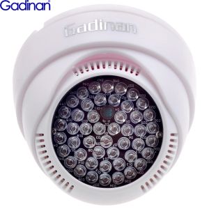 Tillbehör Gadinan ABS Housing Infrared Auxiliary Light 850nm IR Wavelength Night Vision Assist LED -lampa för CCTV -övervakning IP -kamera