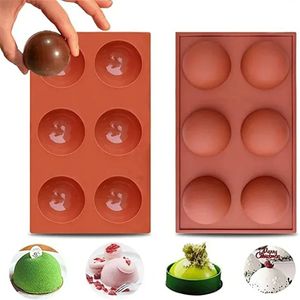 1PCS 3D Ball Round Half Sphere Silicone Molds for DIY Baking Pudding Mousse Chocolate Cake Mold Kitchen Accessories Tools