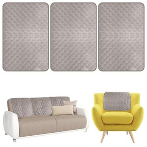 Крышка стул Lzyoehin 3 Pcs Recliner Cover Cover Cover Couch Head Protector Dofa Sofa Полотенетворное полотенце