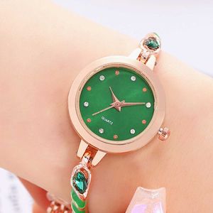 Minimalist drawstring women's quartz watch, nw oil dripping bracelet watch, high aesthetic value for women c03