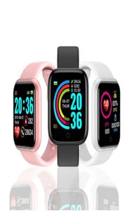 Y68 Smart Watch Frauen Männer Sport Bluetooth Smart Band Herzfrequenzmonitor Blutdruck -Fitness -Tracker -Armband für Android iOS7099021