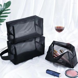 Stume di stoccaggio Cosmetic Watching borse da bagno Organizzatore da viaggio in maglia Organizzatore di grande capacità di lavaggio per il bagno per il bagno