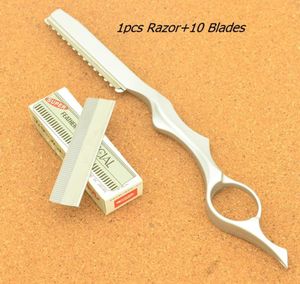 Meisha 10 PCS Professional Razors Blades Sharp Stainless Steel Blades Beard Shaver Women Makeup Scraping Eyebrow Knife HC00071898391