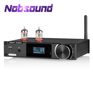 Amplificador Nobsound HiFi Tubo Estéreo Pré -amplificador USB Receptor/transmissor Bluetooth S/PDIF D/A Converter de áudio